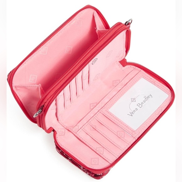 Vera Bradley All in One Crossbody Imperial Hearts NWT - Picture 4 of 13